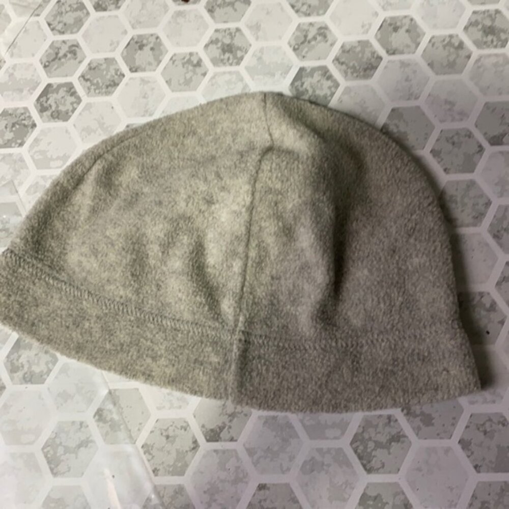 Kids Gray Fleece Winter Hat Cap